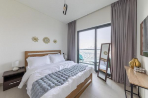 Chic 1BR in Sobha Hartland Waves